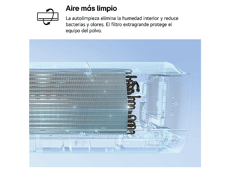 Aire acondicionado Split 1 x 1 LG — 2150 fg/h y ThinQ (mod. WIFIECO09.SET) — foto 6