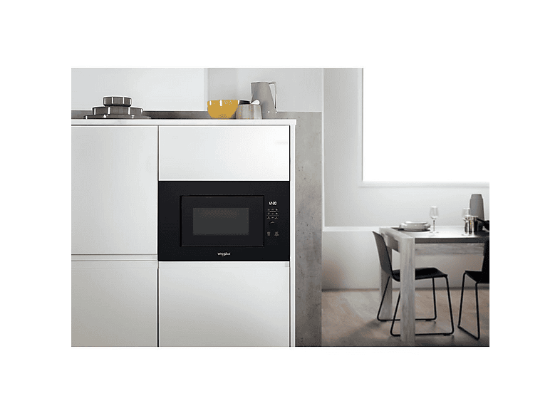 Microondas integrable WHIRLPOOL en color Negro, 1200 W — foto 3