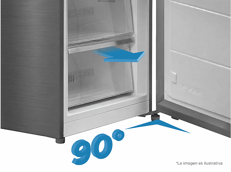 Frigorífico combi MIDEA en color Inox, No Frost — foto 12