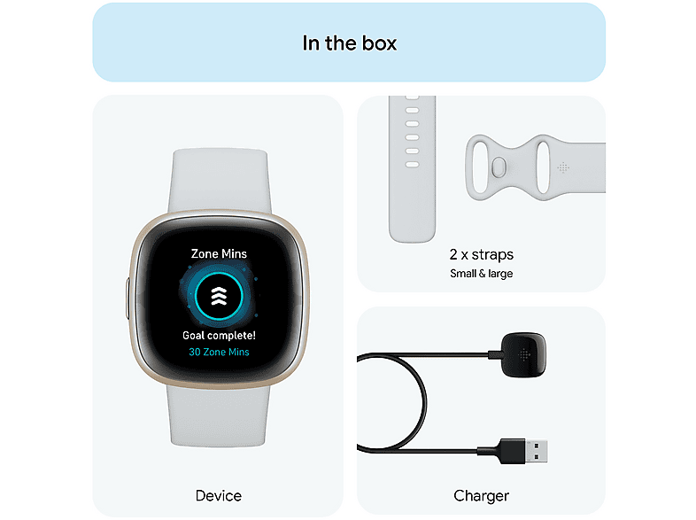 FITBIT Smartwatch 4.05 cm (mod. SENSE 2 AZUL ORO) en color Azul Oro — foto 5