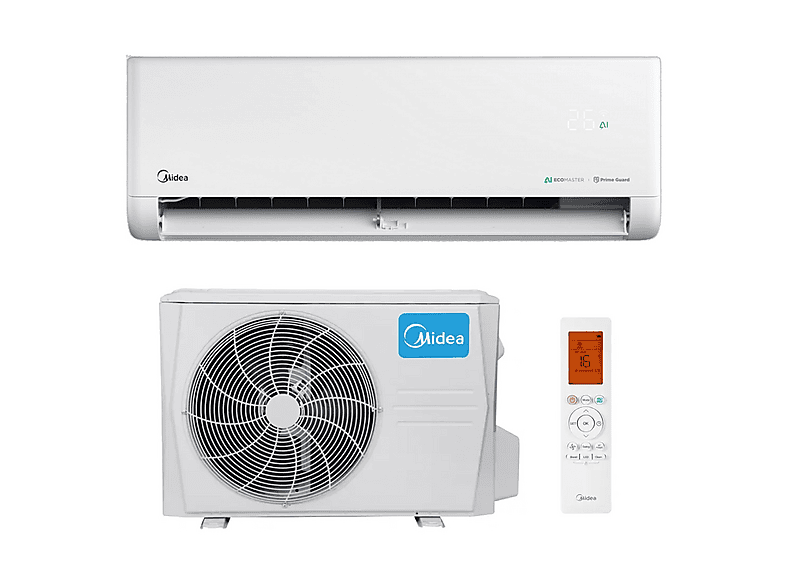 Aire acondicionado Split 1x1 MIDEA en color Blanco de Función Inverter