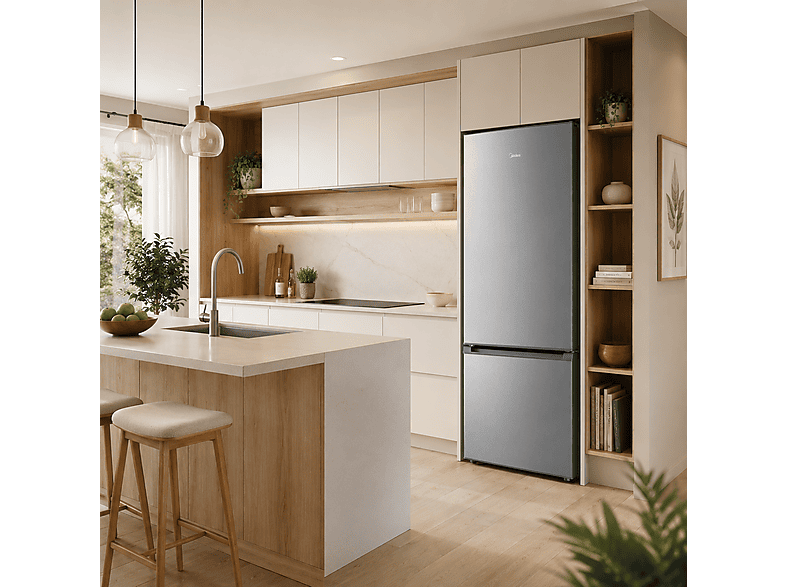 Frigorífico combi MIDEA en color Inox de No Frost — foto 4