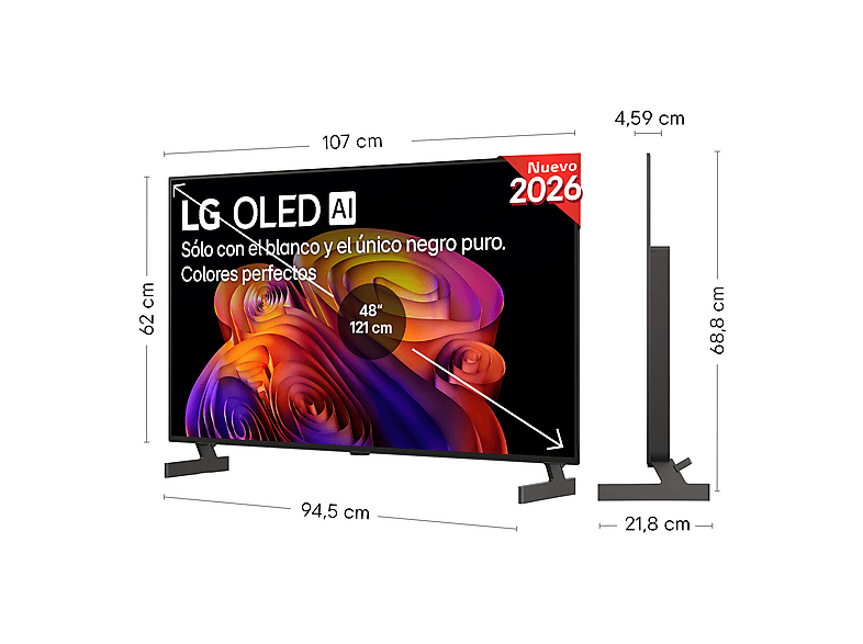 TV OLED 48" LG — OLED 4K y Procesador Inteligente α8 AI Processor 4K Gen3 — foto 7
