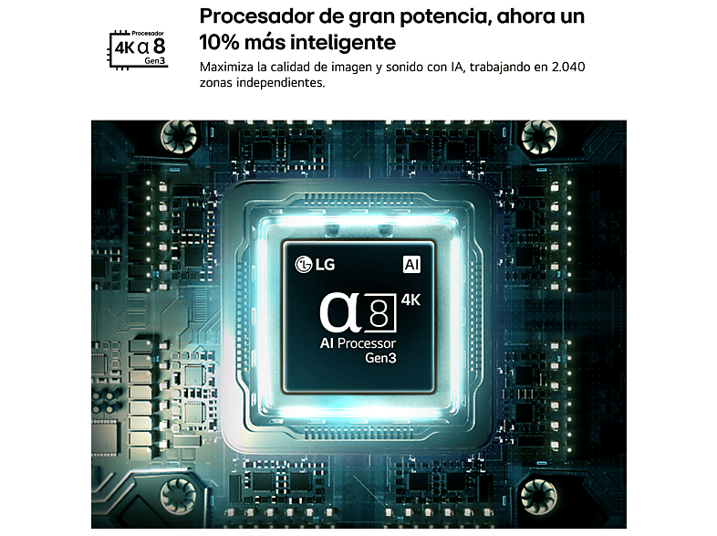 TV OLED 48" LG — OLED 4K y Procesador Inteligente α8 AI Processor 4K Gen3 — foto 10