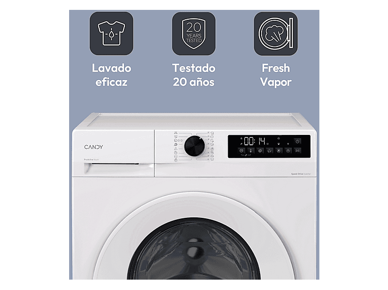CANDY Lavadora secadora en color Blanco — 9kg/6kg y Motor Inverter SpeedDrive — foto 5