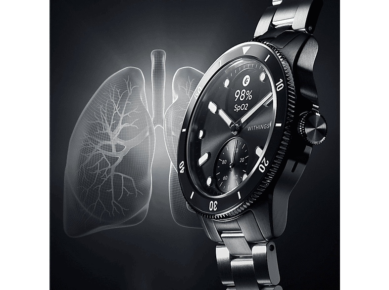 WITHINGS Smartwatch en color Negro — Talla única y Acero inoxidable — foto 6