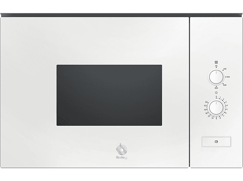 BALAY Microondas integrable 800 kW en color Cristal Blanco