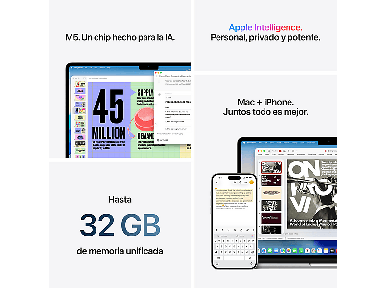 APPLE Portátil en color Medianoche (mod. MacBook Air (2026) 13.6") — foto 8