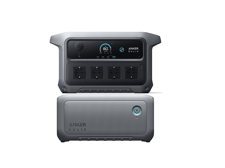 ANKER Estación de energía Deportes (mod. SOLIX KIT C2000 Gen) en color gris