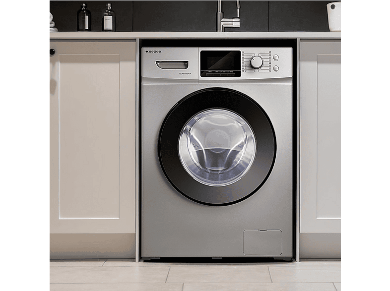 Lavadora carga frontal ASPES con 9 kg en color Inox — foto 7