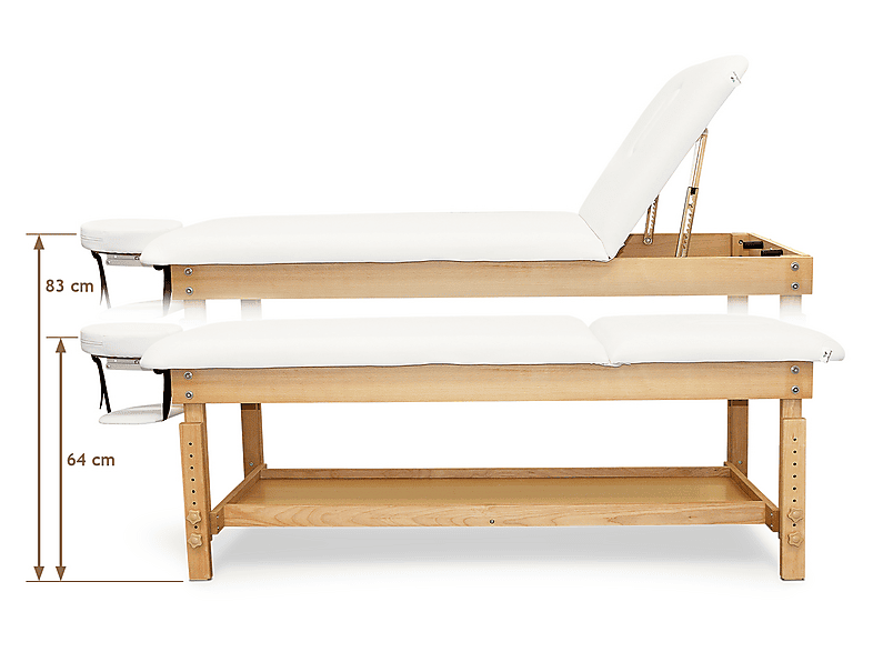 WELLCORE Camilla de masaje para Piernas (mod. WLLC1179-RX3) en color Blanco — foto 3