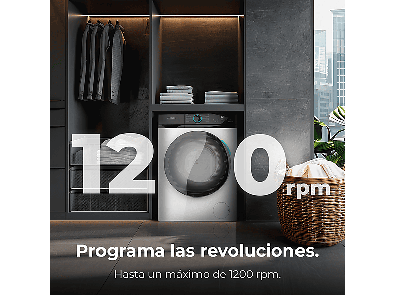Lavadora carga frontal CECOTEC en color 300 de 8 kg — foto 3