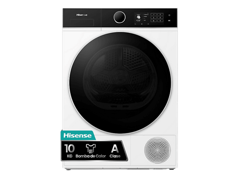 HISENSE Secadora bomba de calor 10 Kg en color Blanco