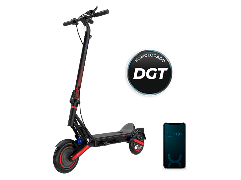 Patinete eléctrico CECOTEC en color Negro (mod. Bongo D40 XL Suspension)