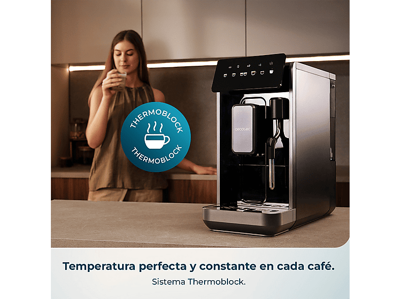 Cafetera superautomática CECOTEC en color Negro de Vaporizador — foto 10