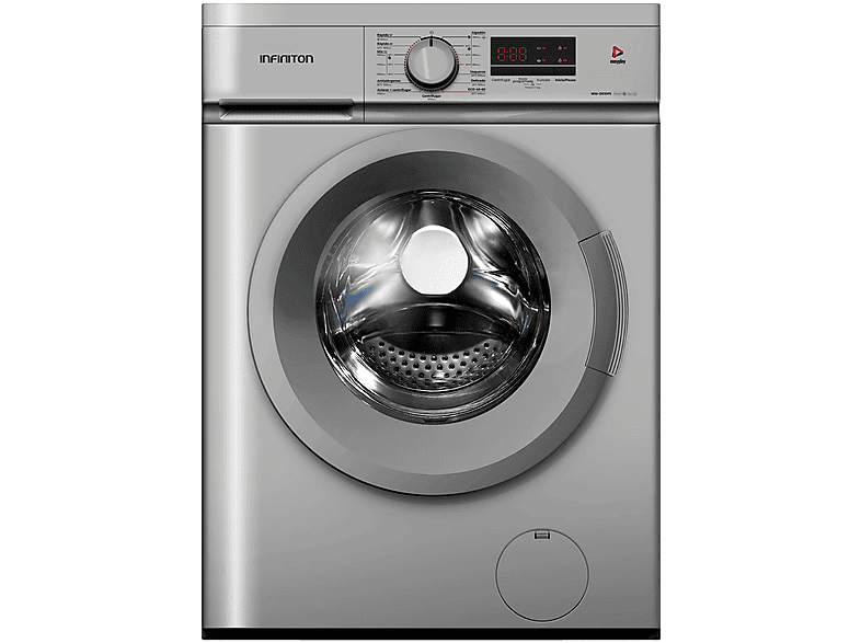 INFINITON Lavadora carga frontal en color Inox (mod. WM-D61DPE)