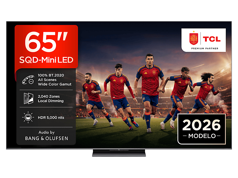 TV SQD-Mini LED 65" TCL en color Negro (mod. 65C8L)