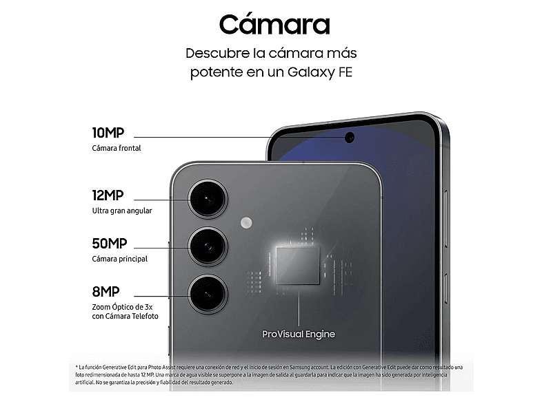 SAMSUNG Smartphone en color Grey (mod. Galaxy S24 FE) — foto 5