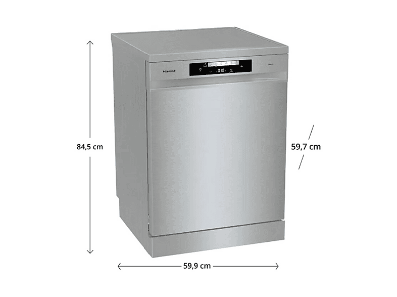 HISENSE Lavavajillas libre instalación 60 cm en color Inox — foto 6