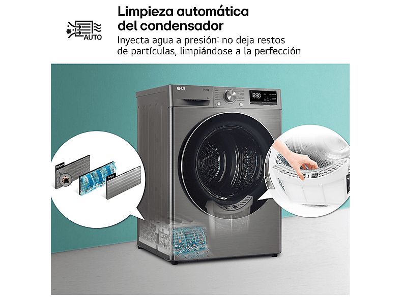 LG Secadora bomba de calor en color Acero Inoxidable — foto 8