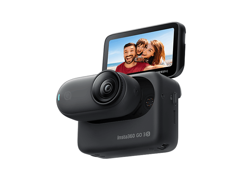 Cámara deportiva INSTA360 en color Negro Medianoche de 4K