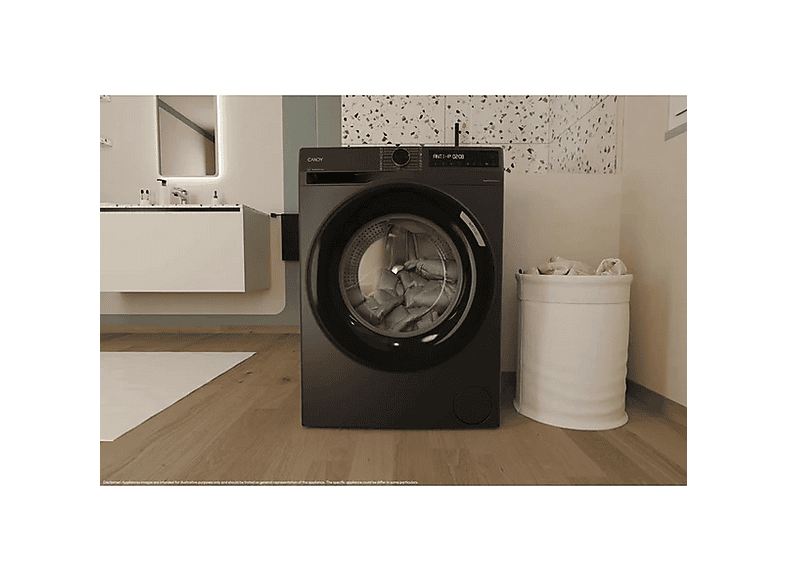 CANDY Lavadora carga frontal 8 kg (mod. BR 48SBL6G-S) en color Plata — foto 8