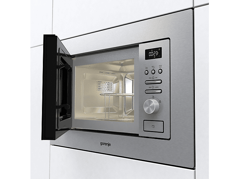 Microondas integrable GORENJE en color Acero inoxidable, 5 potencia — foto 4