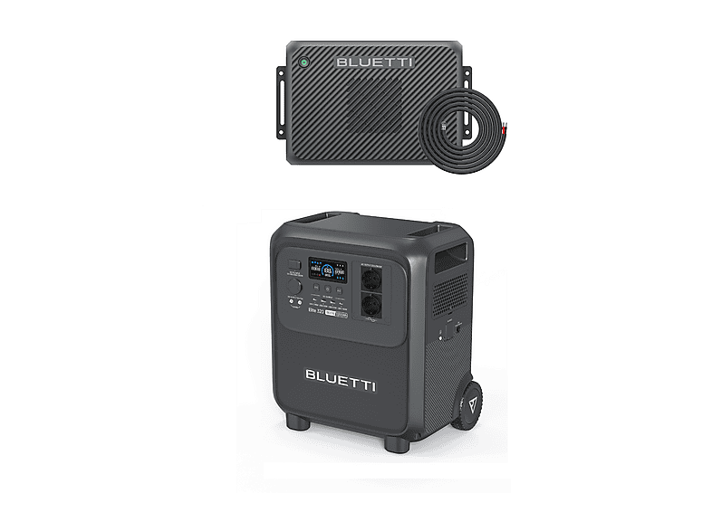Estación de energía BLUETTI en color gris (mod. KIT Elite 320+Charger 2)