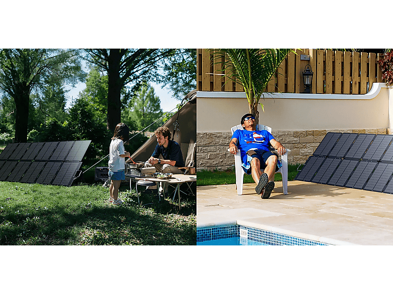 Paneles solares BLUETTI en color negro de 220 W — foto 9