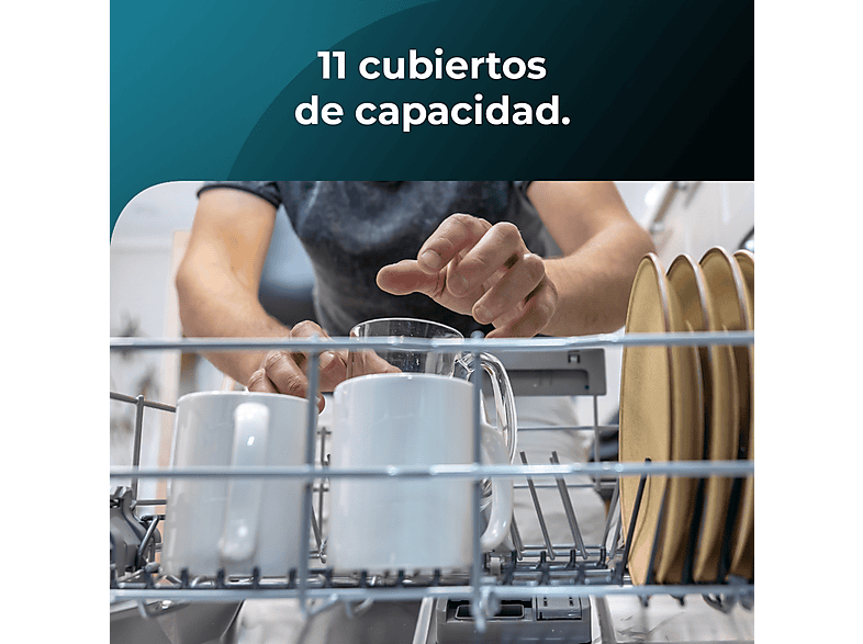 CECOTEC Lavavajillas compacto en color Plateado (mod. 2782 BOLERO AGUAZERO 4201) — foto 4