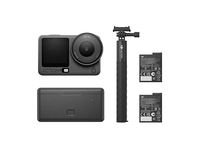 Cámara deportiva OSMO ACTION 6 ADVENTURE COMBO DJI en color Negro, Cámara deportiva — foto 3