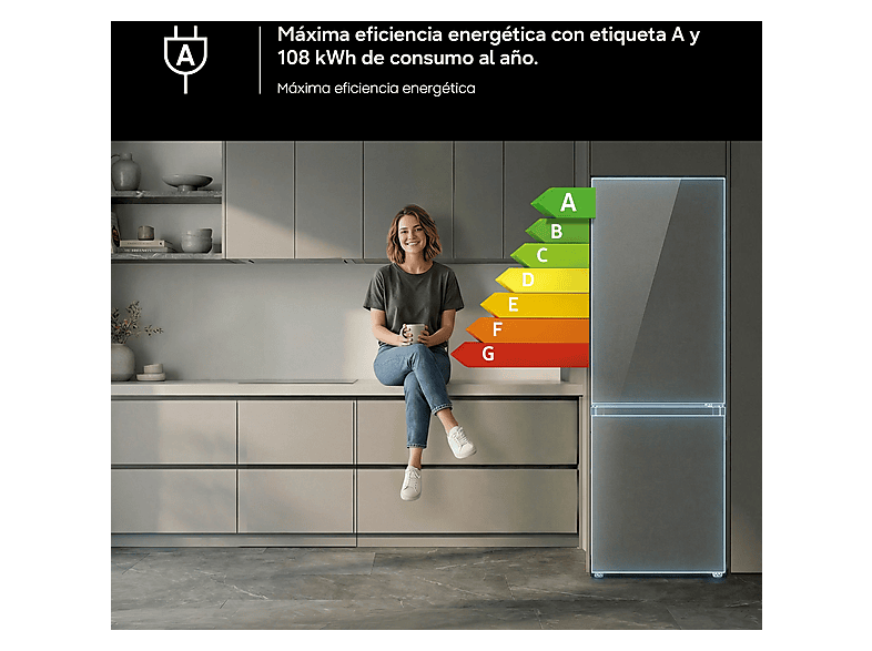 Frigorífico combi SAMSUNG — No Frost y 203 cm (mod. Smart RB38C607AS9/EF) — foto 6