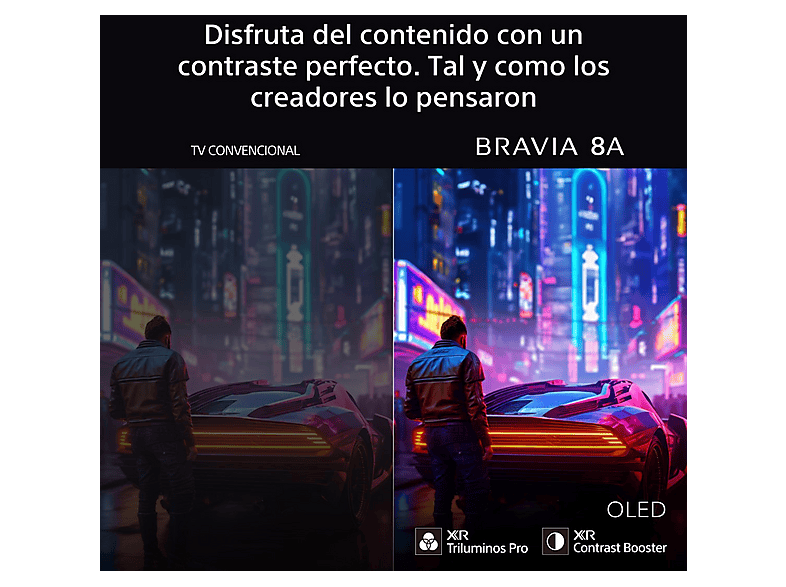 TV OLED 77" SONY — 4K UHD HDR y Google Smart TV (mod. 8A) — foto 4