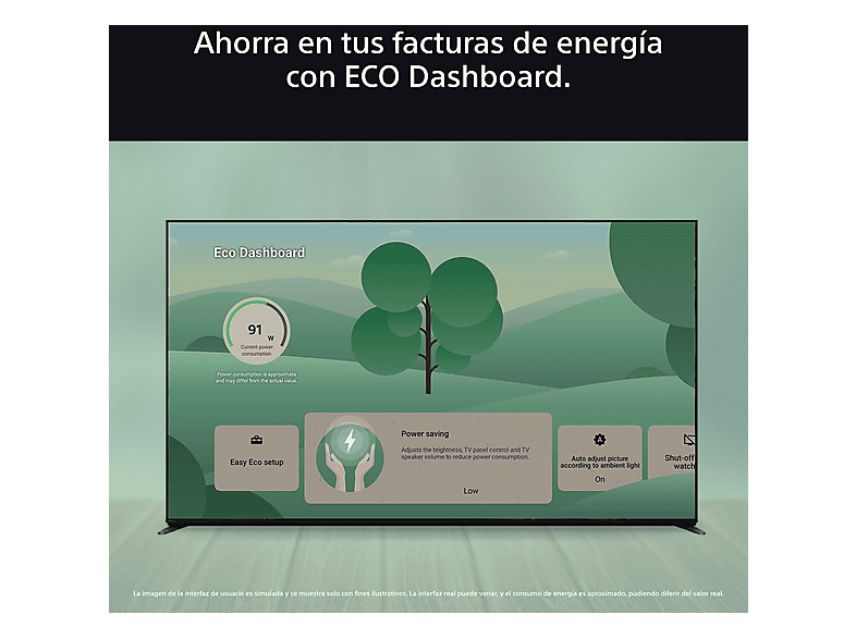 TV OLED 77" SONY — 4K UHD HDR y Google Smart TV (mod. 8A) — foto 11