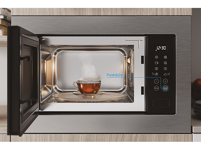 Microondas integrable INDESIT en color Acero inoxidable (mod. MWI 125 GX.1) — foto 5