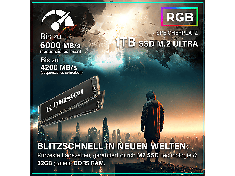 PC Gaming GREED con AMD Ryzen 5 9600X — foto 5