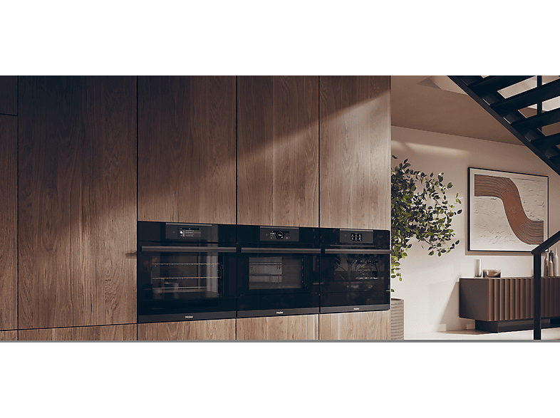 Microondas integrable HAIER con 5 potencia en color Negro — foto 5