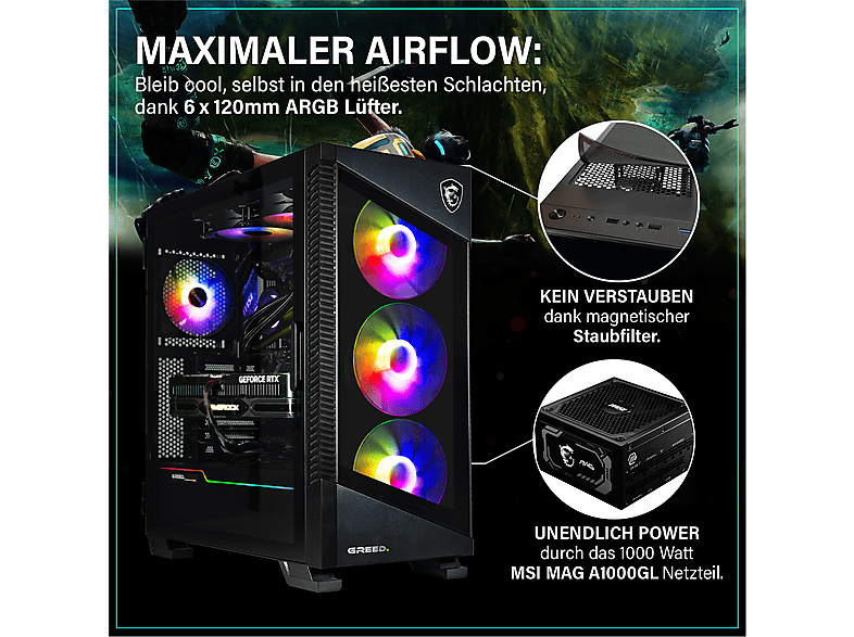 PC Gaming GREED, Intel Core i9 12900KF — foto 4