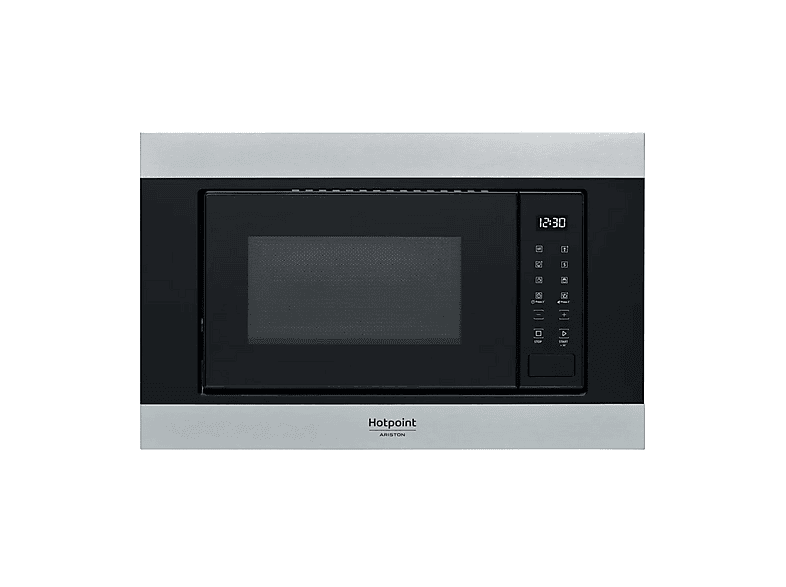 Microondas integrable HOTPOINT con 6 potencia en color Negro, Acero inoxidable