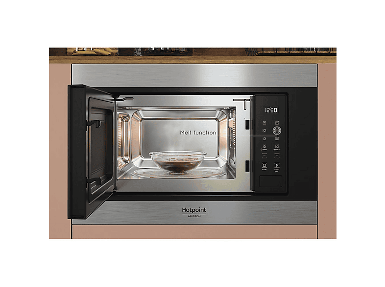 Microondas integrable HOTPOINT con 6 potencia en color Negro, Acero inoxidable — foto 4