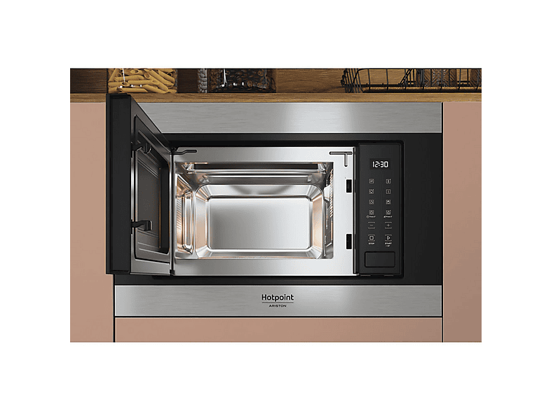 Microondas integrable HOTPOINT con 6 potencia en color Negro, Acero inoxidable — foto 5