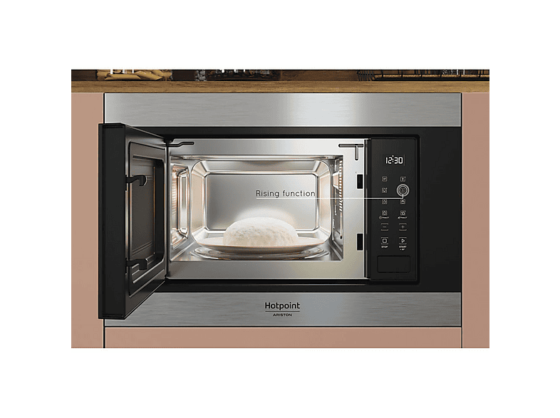 Microondas integrable HOTPOINT con 6 potencia en color Negro, Acero inoxidable — foto 6