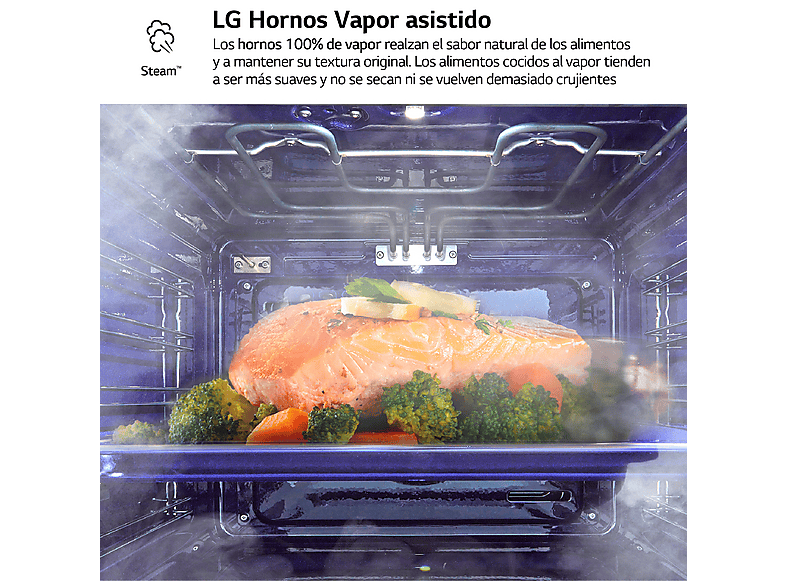 LG Horno a vapor en color Cristal negro mate — foto 9