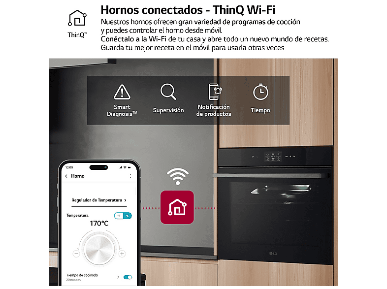 LG Horno a vapor en color Cristal negro mate — foto 12