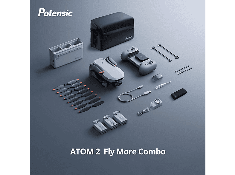 POTENSIC Dron 48 megapixel (mod. DRONE ATOM 2 FLY) en color Blanco — foto 7
