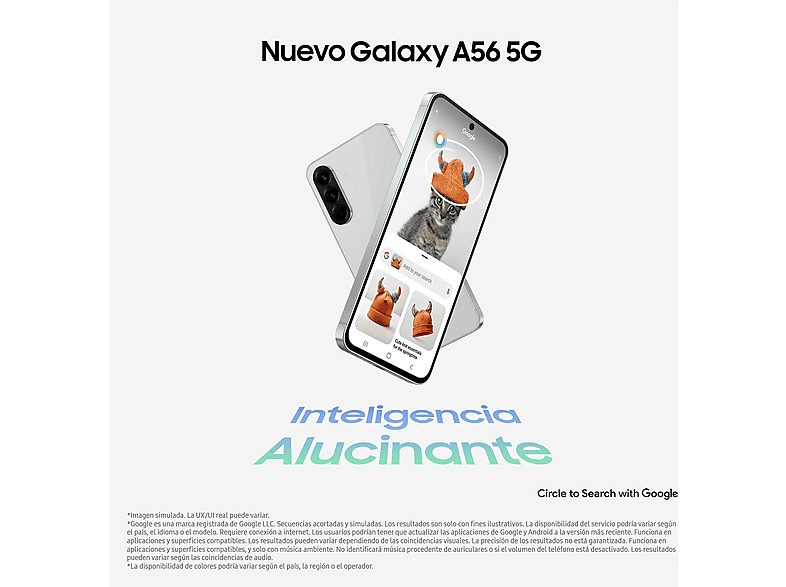 Smartphone SAMSUNG en color Rosa (mod. A56) — foto 4