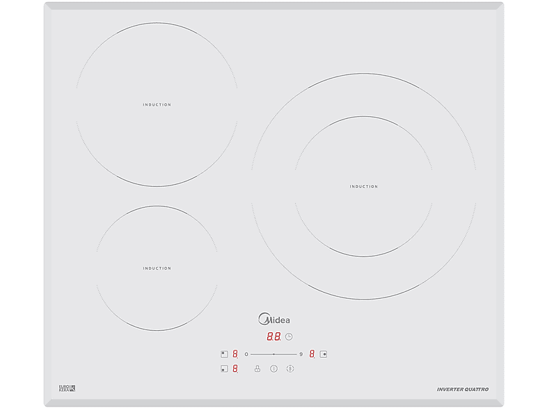 Placa de induccion MIDEA — 3 zonas y 590 mm