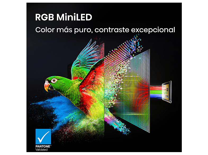 TV RGB Mini LED 75" HISENSE con UHD 4K en color Negro — foto 7