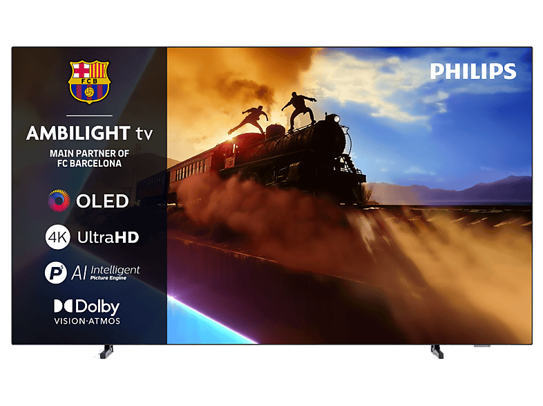 TV OLED 48" PHILIPS en color Negro (mod. Ambilight 48OLED770/12)