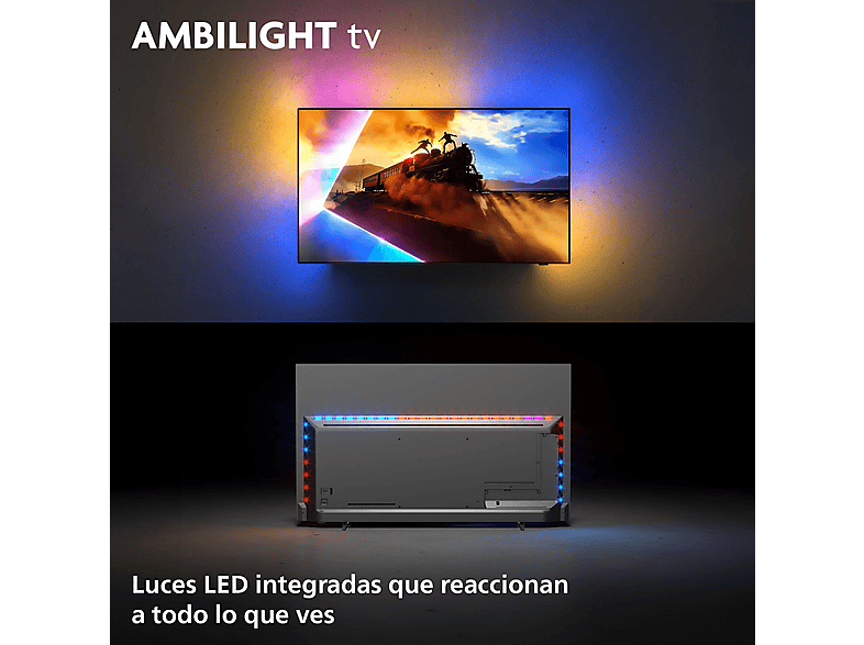 TV OLED 48" PHILIPS en color Negro (mod. Ambilight 48OLED770/12) — foto 4